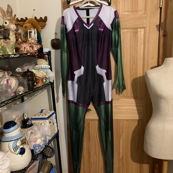 She Hulk cosplay, costume body suit - Picture 1 of 7
